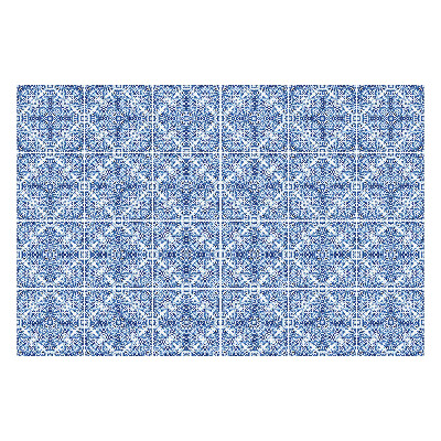 Naklejki samoprzylepne na kafelki Kwiatowe ornamenty w stylu klasycznym