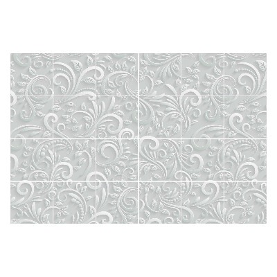 Okleina na płytki Eleganckie liście i spirale