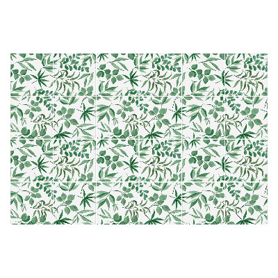 Naklejki na kafelki do kuchni Roślinne motywy liściaste