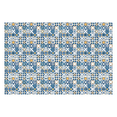 Naklejki na kafelki do kuchni Kwiatowe motywy w siatce