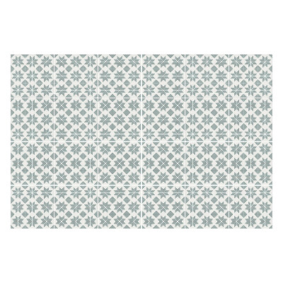 Okleina na płytki Geometryczne kwiaty w siatce