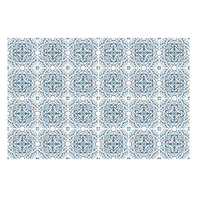 Naklejki samoprzylepne na kafelki Kwiatowe ornamenty w siatce