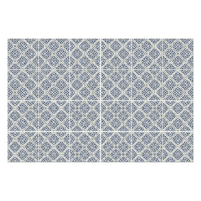 Naklejki na kafelki do kuchni Kwiatowy ornament w romby