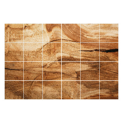 Naklejki samoprzylepne na kafelki Naturalna tekstura drewna