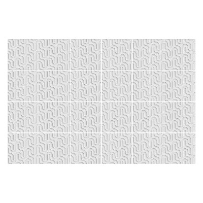 Naklejki na kafelki do kuchni Faliste linie w układzie