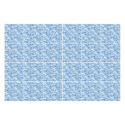 Naklejki na kafelki do kuchni Akwarelowe fale układzie