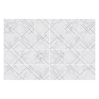 Okleina na płytki Geometryczne linie w siatce