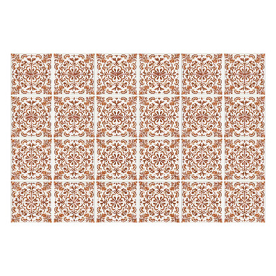 Naklejki samoprzylepne na kafelki Eleganckie ornamenty w kwadratach