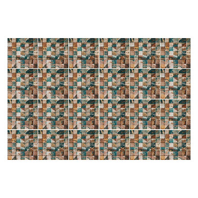 Naklejki na kafelki do kuchni Glazurowa mozaika