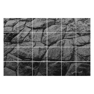 Naklejki samoprzylepne na kafelki Popękana skała