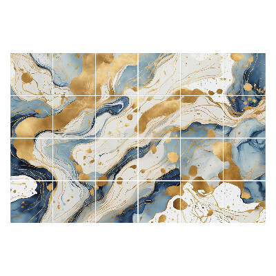 Naklejki na kafelki do kuchni Abstrakcyjne fale i plamy