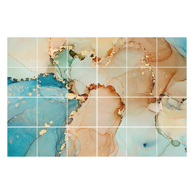 Naklejki na kafelki do kuchni Abstrakcyjne płynne kształty