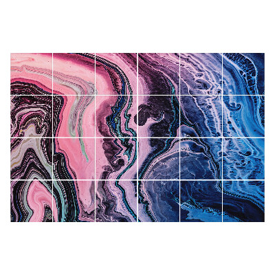 Naklejki na kafelki do kuchni Abstrakcyjne fale barw