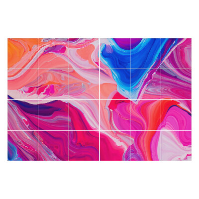 Naklejki na kafelki do kuchni Pastelowe kolorowe farby