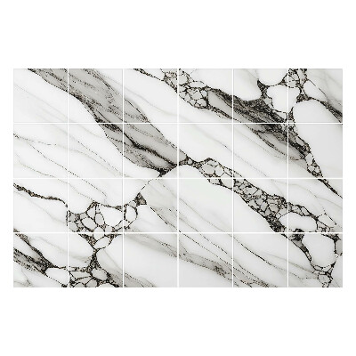 Okleina na płytki Elegancki marmur z żyłami