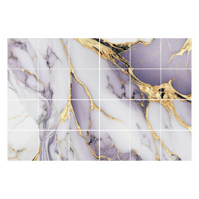 Okleina na płytki Eleganckie zwoje marmuru