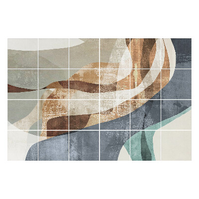 Naklejki samoprzylepne na kafelki Abstrakcyjne formy