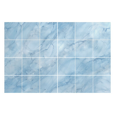 Naklejki na kafelki do kuchni Lodowy marmur z żyłkami