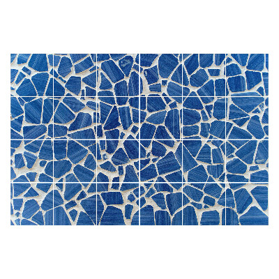 Naklejki samoprzylepne na kafelki Mozaika z nieregularnych kamieni