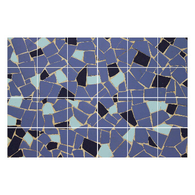 Naklejki na kafelki do kuchni Mozaika z fragmentów kamieni