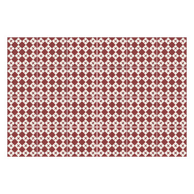 Naklejki samoprzylepne na kafelki Geometryczne figury w siatce