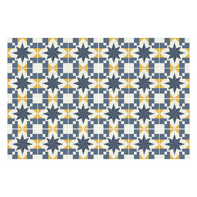 Naklejki samoprzylepne na kafelki Geometria z gwiazdami