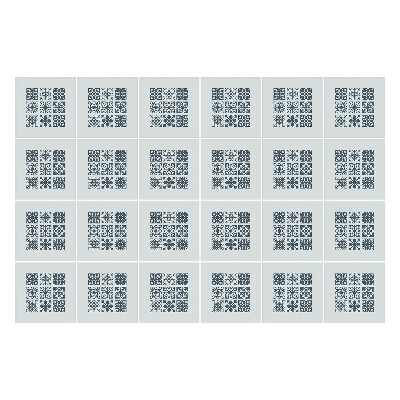 Naklejki na kafelki do kuchni Kwiatowe motywy w siatce