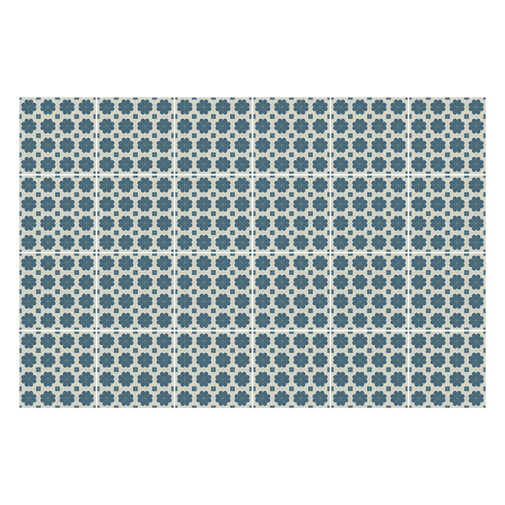 Okleina na płytki Kwiatowe motywy w siatce