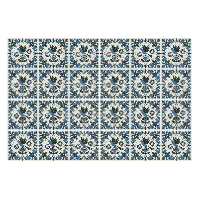 Naklejki samoprzylepne na kafelki Kwiatowe ornamenty w układzie