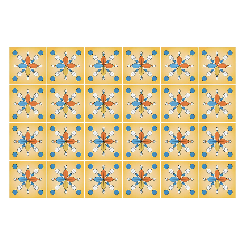 Okleina na płytki Kwiatowy motyw z kropkami