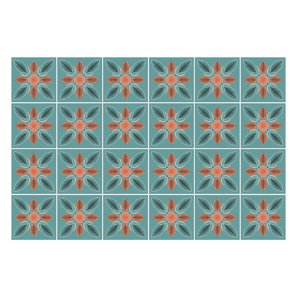 Naklejki na kafelki do kuchni Motywy kwiatowe