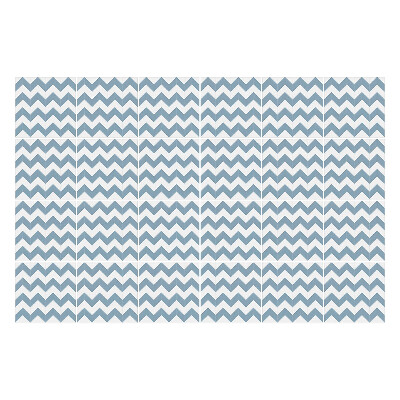 Naklejki na kafelki do kuchni Zygzaki w poziomie