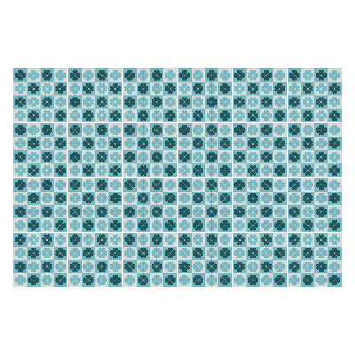 Okleina na płytki Mozaika drobnych kwiatów