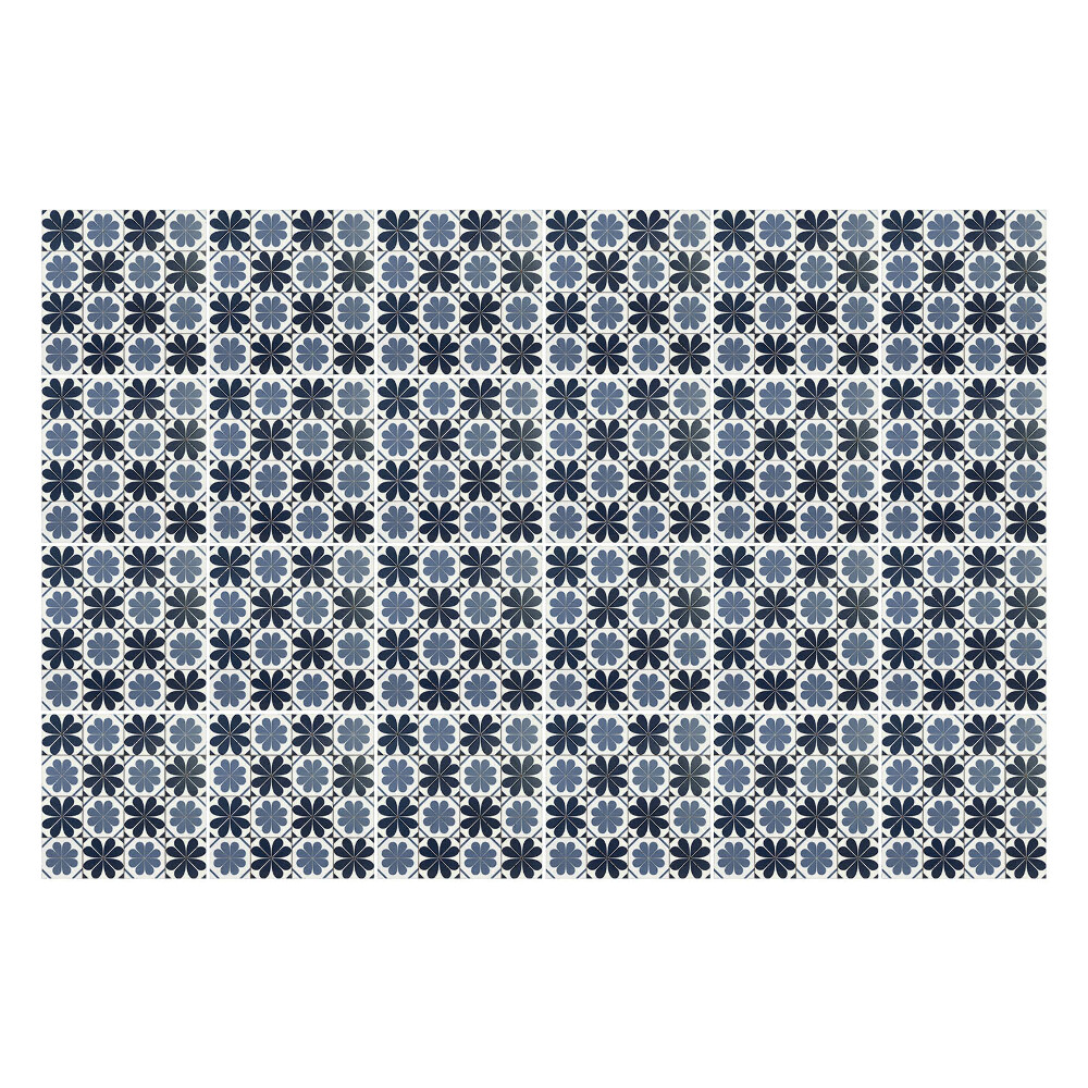 Naklejki samoprzylepne na kafelki Drobne kwiaty w mozaice