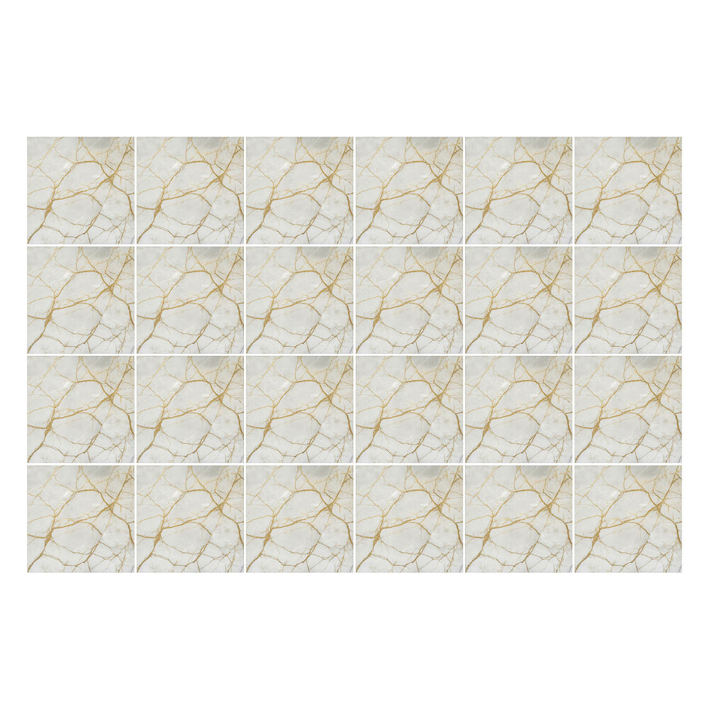 Naklejki na kafelki do kuchni Delikatne żyłkowanie marmuru