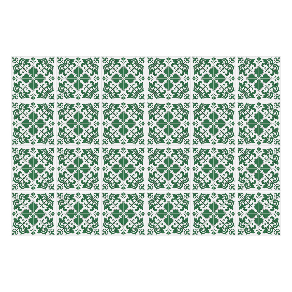 Okleina na płytki Pięknie zdobione płytki