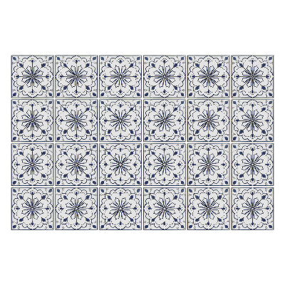 Naklejki samoprzylepne na kafelki Kwiatowe motywy