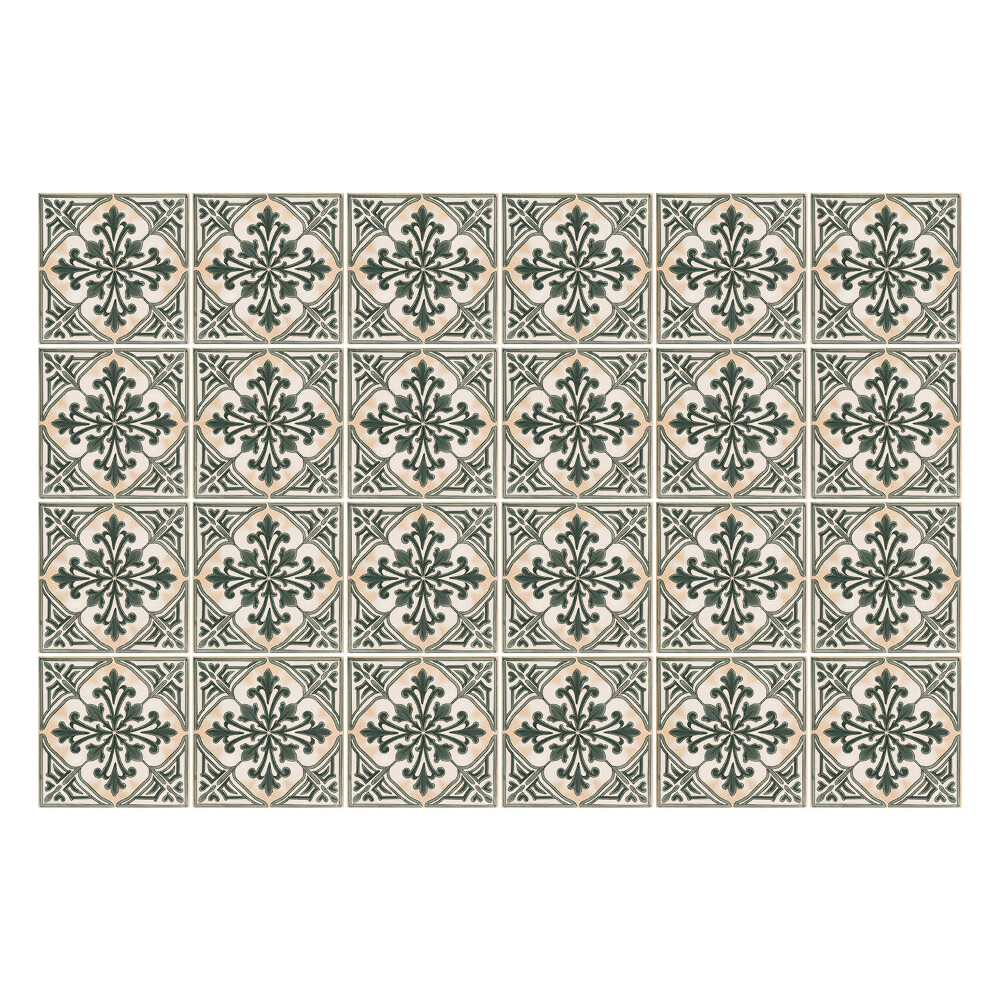 Okleina na płytki Kwiatowe kafelki