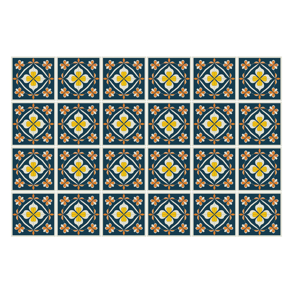 Naklejki na kafelki do kuchni Wyraziste płytki