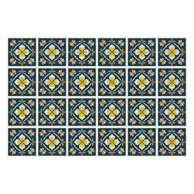 Naklejki na kafelki do kuchni Wyraziste płytki