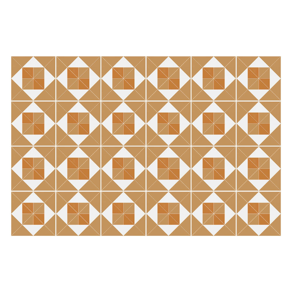 Okleina na płytki Geometria kwadratów i rombów