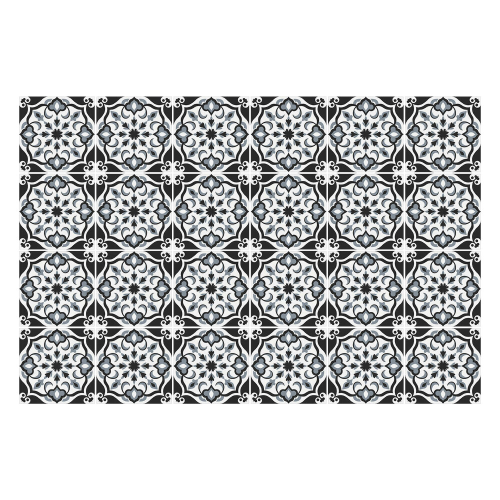 Naklejki na kafelki do kuchni Eleganckie zdobione kafle