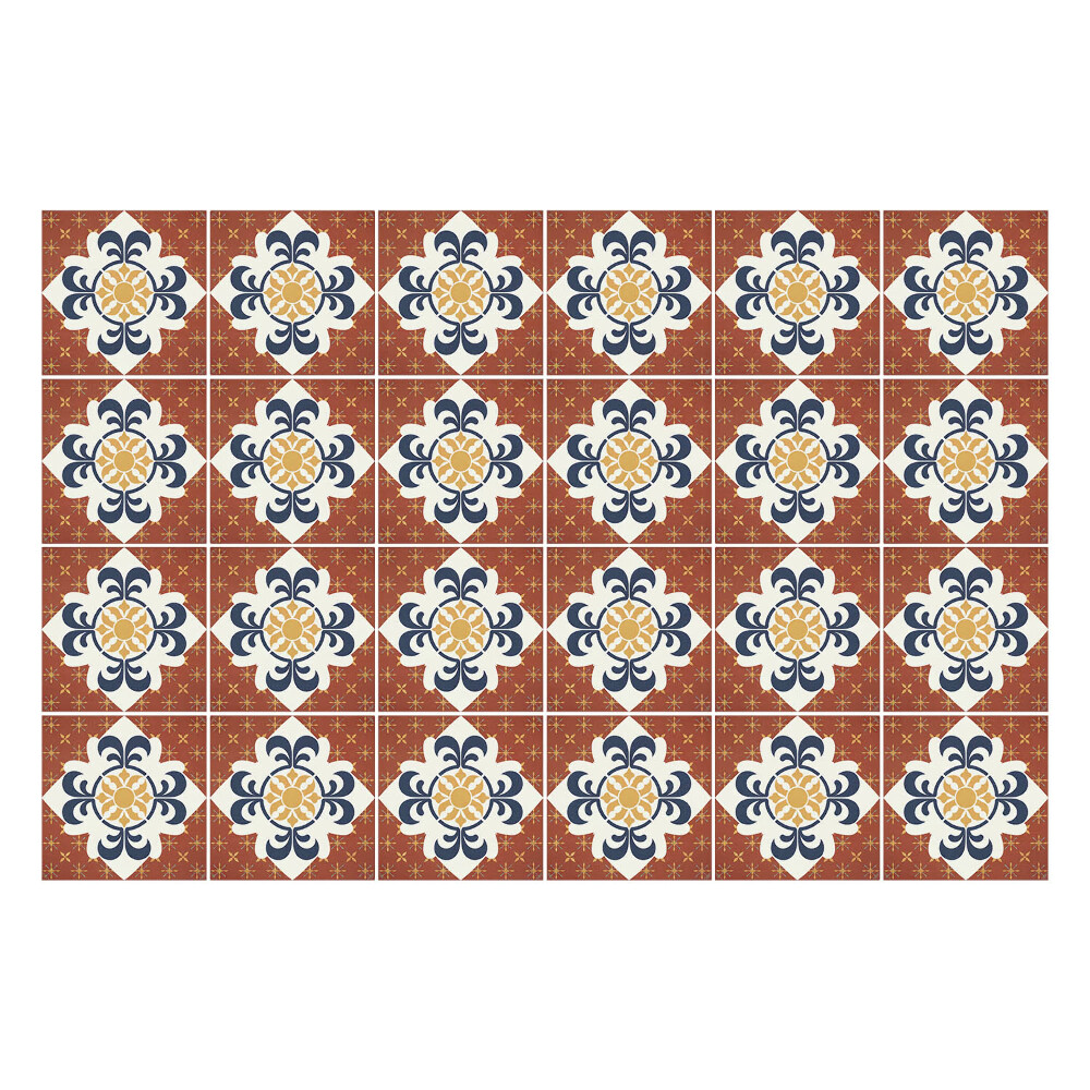 Okleina na płytki Ornamentalny wzór kafli