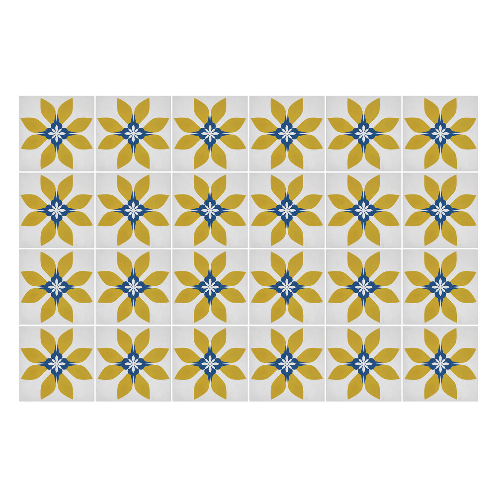 Naklejki na kafelki do kuchni Minimalistyczne kwiaty