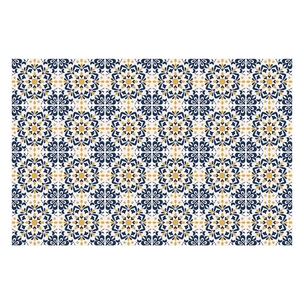 Naklejki na kafelki do kuchni Pięknie zdobione kafelki