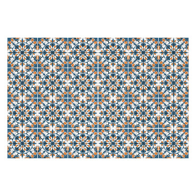 Naklejki samoprzylepne na kafelki Kwiatowe wzornictwo