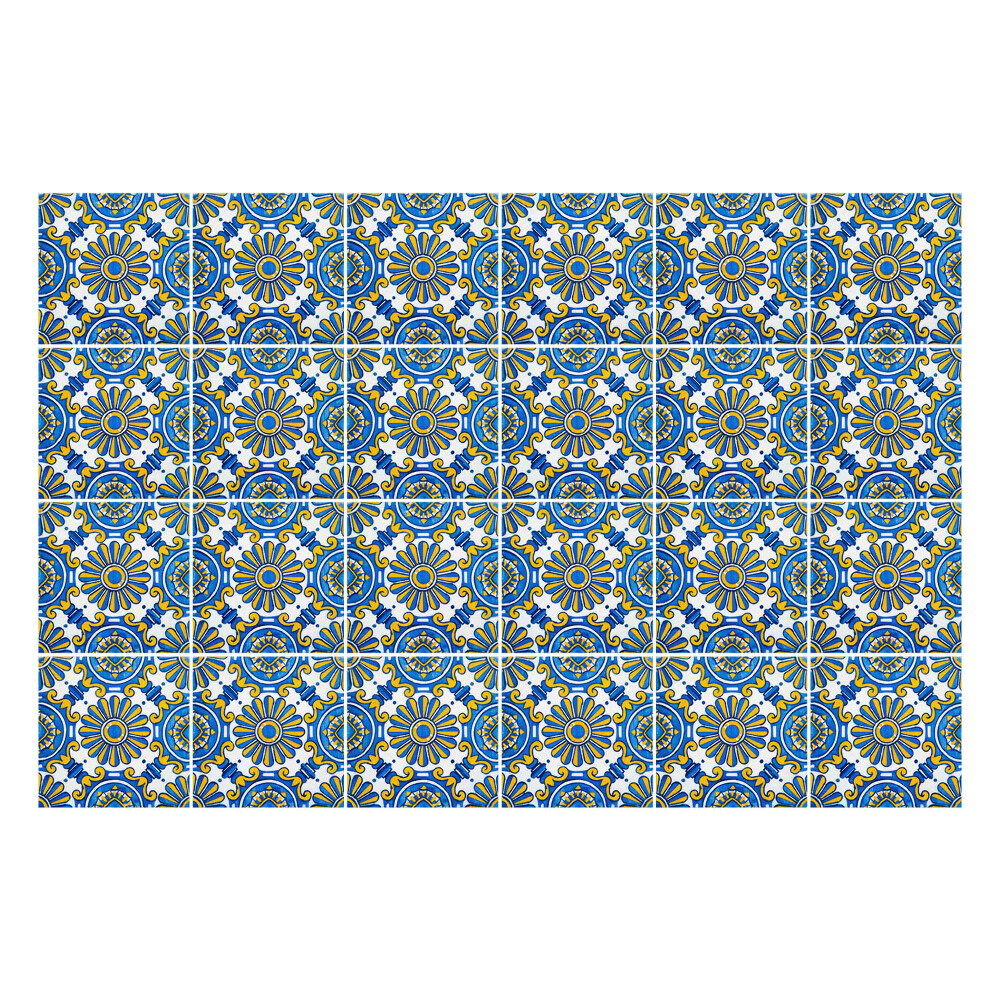 Naklejki na kafelki do kuchni Bogato zdobione kwiaty