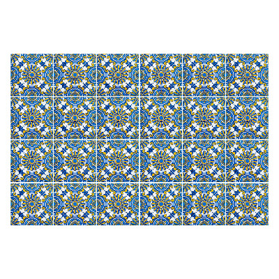 Naklejki na kafelki do kuchni Bogato zdobione kwiaty