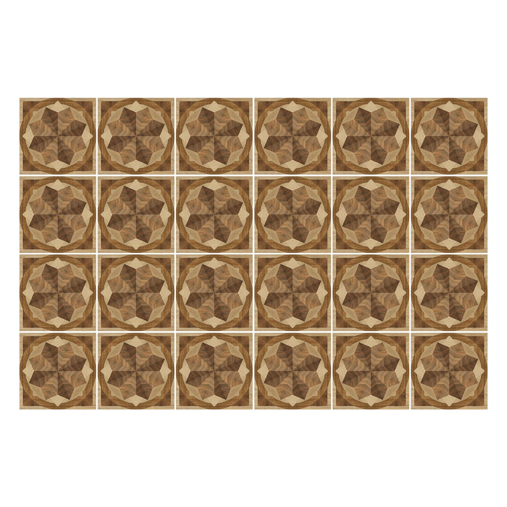 Okleina na płytki Drewniane gwiazdy