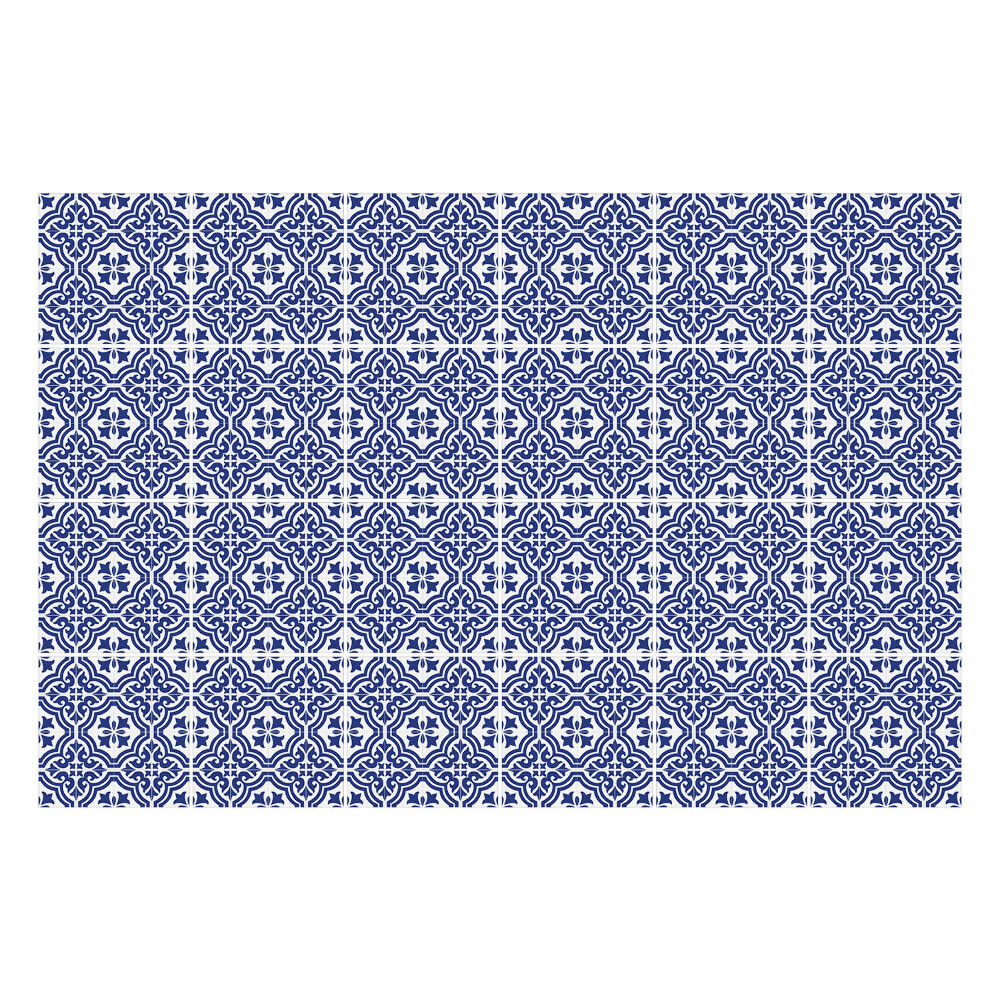 Naklejki samoprzylepne na kafelki Kwiatowe ornamenty w siatce